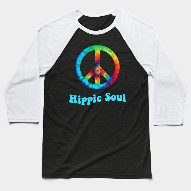Hippie Soul Peace Sign Gypsy Spirit Life Baseball T-Shirt by Rengaw Designs